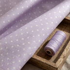 Soft Lavender Micro-Dot Grommet Curtain Panel